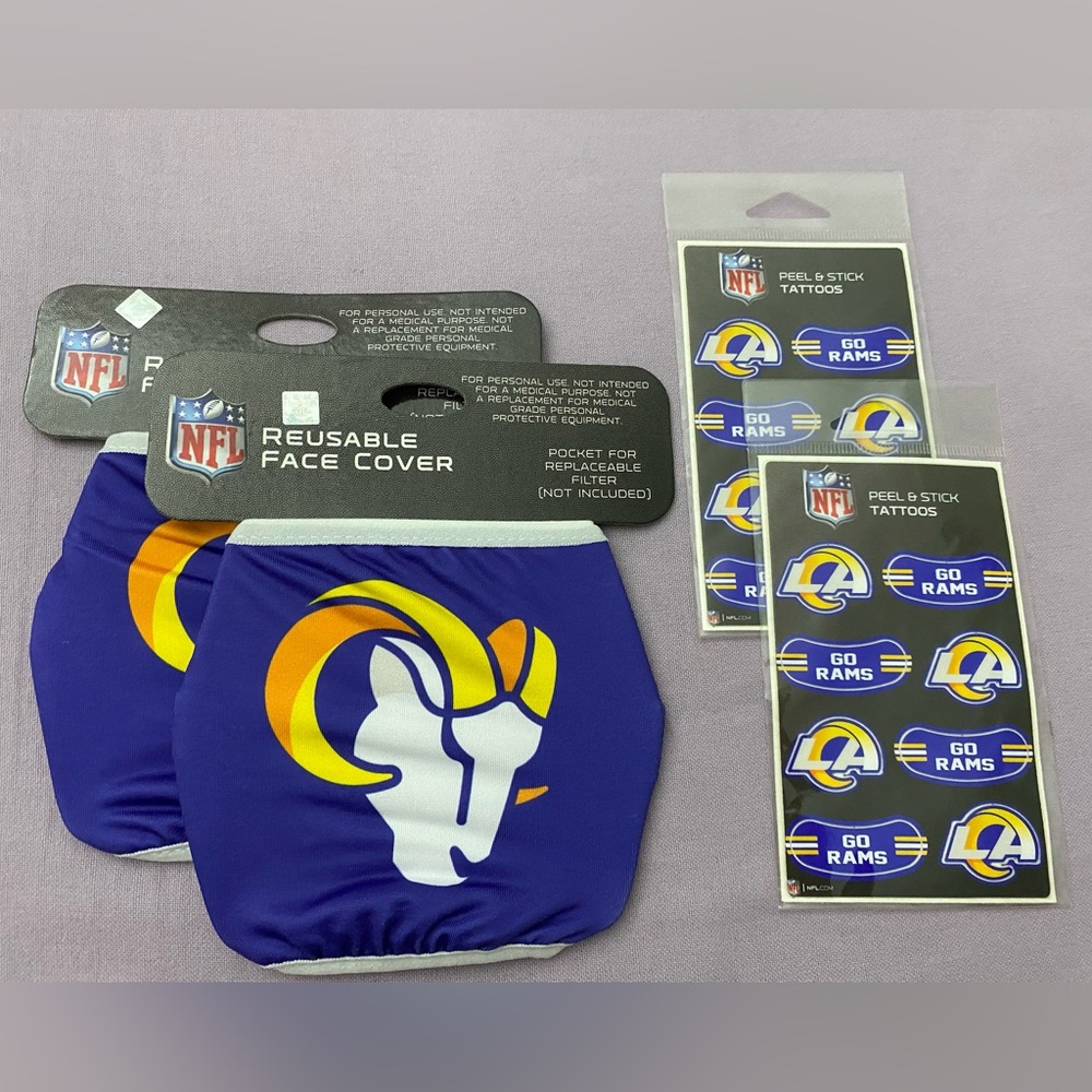 🏈 Los Angeles LA Rams Logo Fan Bundle 🏈